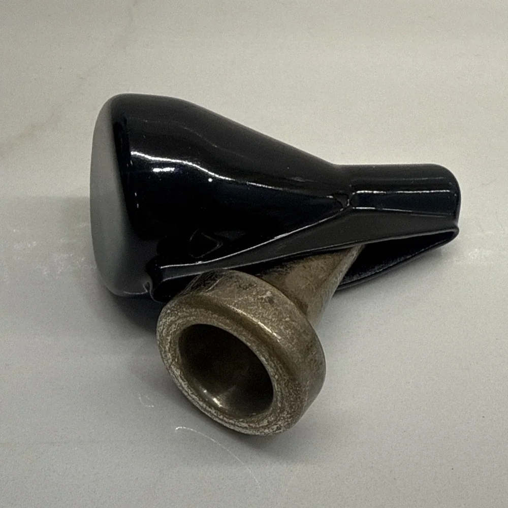 Vintage Conn 3A Small Shank Trombone Mouthpiece Silver Plated w/ Rubber Case